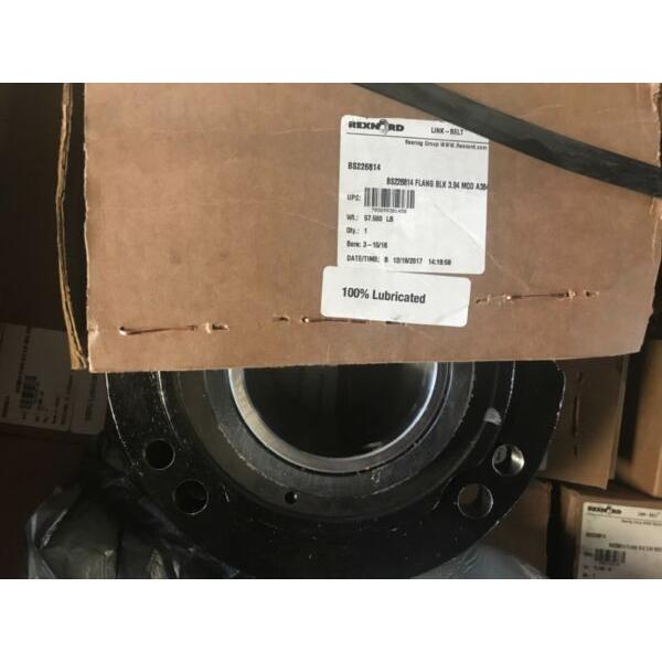 Rexnord BS226814 Flange Bearing 3-15/16" Bore 3.94 Mod A384 New Free Shipping #1 image